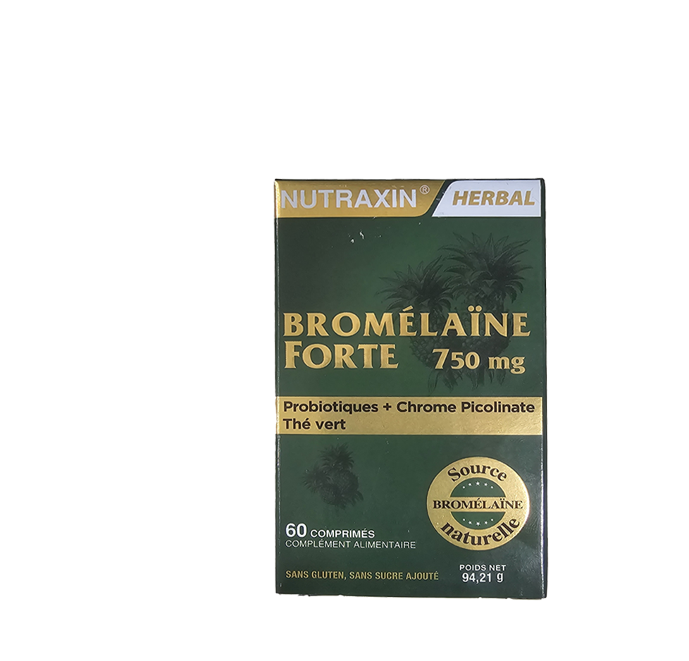 nutraxin_bromelaine nutraxin Bromélaïne forte 750 mg – Image 1